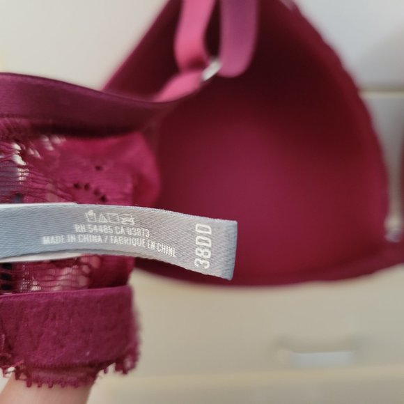 Aerie Harper Bra - 38DD (Burgundy/Maroon) - Picture 4 of 5